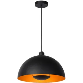 LUCIDE Siemon 1-flg. Ø 40 cm rund schwarz