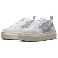 Nike Court Vision ALTA TXT Sneaker, White/METALLIC Silver-SAIL, 41 EU