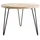 miliboo Beistelltisch Rund Schwarz Mangoholz 60 x 45 cm