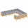 vidaXL Garten-Lounge-Set 10-tlg. grau Kiefernholz
