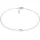 Elli Fußschmuck Damen Fußkettchen verschlungene Herzen Liebe in 925 Sterling Silber