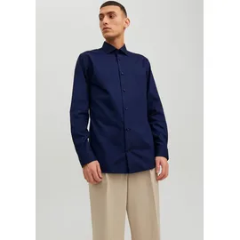 JACK & JONES Blaparker Langarmhemd Perfect Navy L