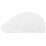 Stetson Texas Cotton Flatcap mit UV Schutz 40+ - Schirmmütze aus Baumwolle - Unifarbene Mütze Frühjahr/Sommer weiß L (58-59 cm) - L