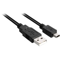 Sharkoon USB Kabel USB 2.0 USB A Mini-USB B Schwarz