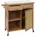 Mendler HWC-K11 Küchenwagen Barwagen Rollwagen Griff Schublade Arbeitsplatte 85x84x36cm Bambus