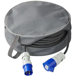 PRO PLUS Kabeltasche für CEE Verlängerungskabel grau