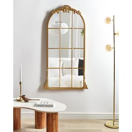 Beliani Wandspiegel Noidan 66 x 124 cm Gold
