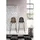 SIT Möbel Barhocker RATTAN 49 x 110 x 60 cm Schwarz