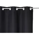 Atmosphera Schwarzer Thermovorhang 140x260cm Schwarz