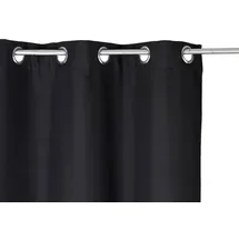 Atmosphera Schwarzer Thermovorhang 140x260cm Schwarz