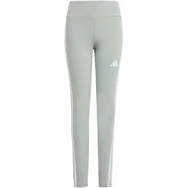 adidas ESSENTIALS 3 STRIPES Leggings Wonder Sage/white 164