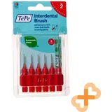 TePe Interdentalbürste 0,50 MM Rot 6 Stück Größe 2 Nachhaltig Auswahl