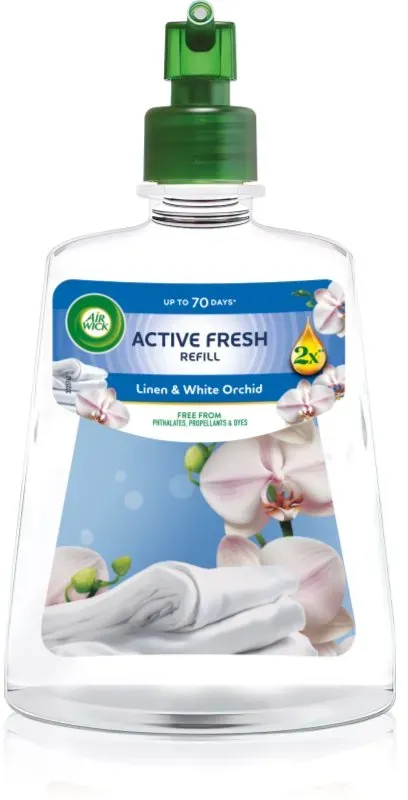 Air Wick Active Fresh Linen & White Orchid Lufterfrischer Ersatzfüllung 228 ml