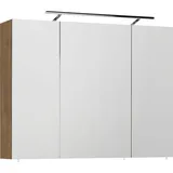 Marlin Spiegelschrank »3040«, Breite 90 cm braun