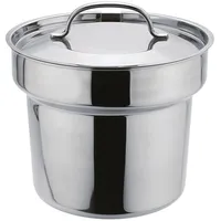 APS Suppentopf 18/10 Edelstahl, mit Deckel, Inhalt: 4,20 Liter
