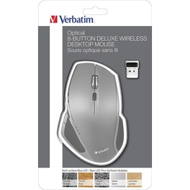 Verbatim 8-Button Wireless Blue LED Mouse (49041)