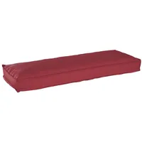 VidaXL Pallet Kissen für Bank Weinrot 120x40x8 cm Oxford-Gewebe