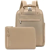Golla Set aus Rucksack und Laptop-Sleeve 15 Zoll, coffee