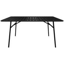 vente-unique MIRMANDE Gartentisch 160 x 0 x 0 cm Schwarz