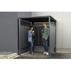 Westmann Unterstand, Breite: 180 cm, anthrazit - grau