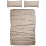 OTTO home Malia taupe (135x200+40x80cm)