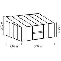 Alu ESG 4 mm/Dach HKP 10 mm 10,2 m2