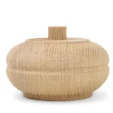 Holzando Holzfüße für Möbel aus Eiche ø120 - naturbelassenes Holz - ideal für Restauration & Reparatur - Möbelfüße Holz in Verschiedene Größen & Materialien erhältlich