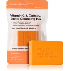 Carbon Theory Facial Cleansing Bar Vitamin C & Caffeine Reinigungsseife für das Gesicht mit Vitamin C Orange 100 g