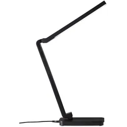 BRILLIANT Lampe Tori LED Tischleuchte schwarz   1x 5W LED integriert SMD, 320lm, 5000K   Mit Touchdimmer stufenlos dimmbar   An zwei Gelenken in Höhe und Neigung einstellbar