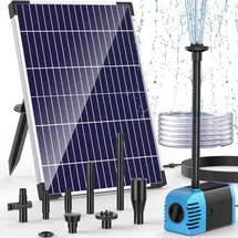 poposoap 12W Solar Springbrunnen 600 L/h