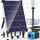 poposoap 12W Solar Springbrunnen 600 L/h