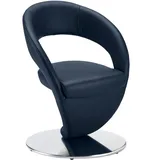 Moderano Stuhl, Edelstahl, Dunkelblau, Metall, Textil, Drehteller, 62x86x61 cm, Goldenes M, Emas, Dgm, Lederauswahl, Stoffauswahl, Sitzfläche 360° drehbar, Gestellauswahl, Esszimmer, Stühle, Esszimmerstühle