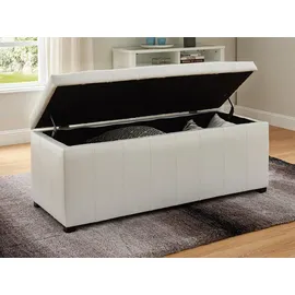 vente-unique Sitzbank Concierto Weiß 130 x 49 x 49 cm