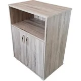 Hti-Living HTI living Küchenschrank Sonoma Blanca Anrichte Mehrzweckschrank