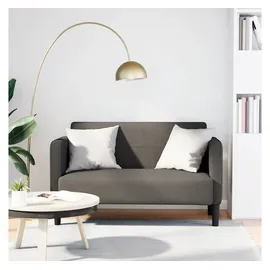 vidaXL Zweisitzer-Sofa Hellgrau 109 cm Cordstoff