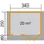 Weka Gartenhaus 109 3,40 x 2,50 m natur