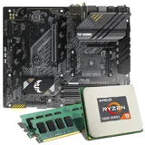 Mainboard Bundle | AMD Ryzen 9 5950X, 16x 3400 MHz, 32 GB DDR4-RAM, ASUS TUF B550-PLUS Gaming WiFi, 2X M.2 Port, PCIe 4.0 x16, USB 3.2 Gen2 | Tuning Kit | CSL PC Aufrüstkit