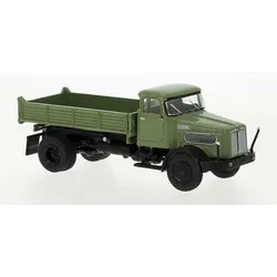 Büssing Commodore SAK Kipper resadagrün Modell von Brekina 1:87
