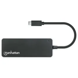 Manhattan 7-Port USB 3.0-Hub Schwarz