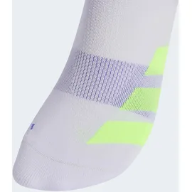adidas Adizero Funktionssocken Wadenlang Lila/Grün L (43-45)