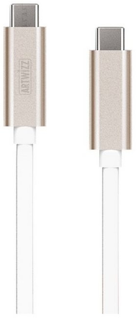 Artwizz High-Speed USB-C auf USB-C male Kabel, Datenkabel, Ladekabel, Gold Smartphone-Kabel, USB Typ-C 3.1, USB Typ-C 3.1 (100 cm)