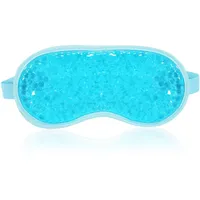 MIVORA Augenmaske Kühlend, Gel Kühlmaske, Warm Augen Gesicht Kühlbrille Kühlende Wiederverwendbare, Ice Eye Mask für Migräne Kopfschmerzen Müde Augen Augenringe Sinusschmerzen(B-Blau)