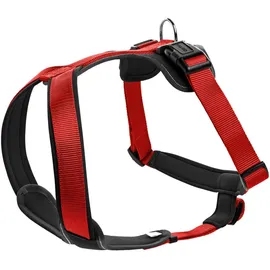 Hunter Neopren Hundegeschirr Rot/Schwarz S