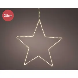 Lumineo LED Stern-Beleuchtung 130 Lichter - warmweiß - Schwarz
