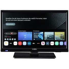 Reflexion LED19iBT mobiler Travel LED TV (HD Ready, DVB-T2/S2/C, HDMI, CI+, Bluetooth, WLAN, 12V/230V) – Leichter Camping Fernseher für Wohnwagen, Wohnmobil, Caravan, Boot & LKW mit VESA 100x100