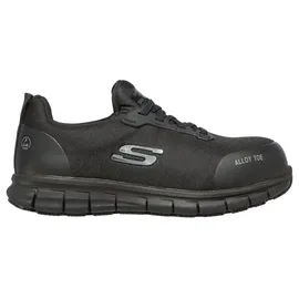 SKECHERS Sure Track Jixie Slipper, Black Textile Synthetic, EU