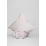Mela MAJULI Stripes Rose/Naturweiss 135 x 200 cm + 80 x 80 cm