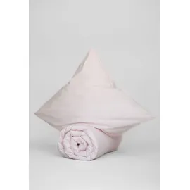 Mela MAJULI Stripes Rose/Naturweiss 135 x 200 cm + 80 x 80 cm
