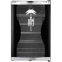 CUBES HC 150 E AFRI Getränkekühlschrank (115 l, 845 mm hoch, Schwarz/Weiß)