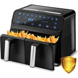 Berdsen Heißluftfritteuse BD-653 schwarz/silber